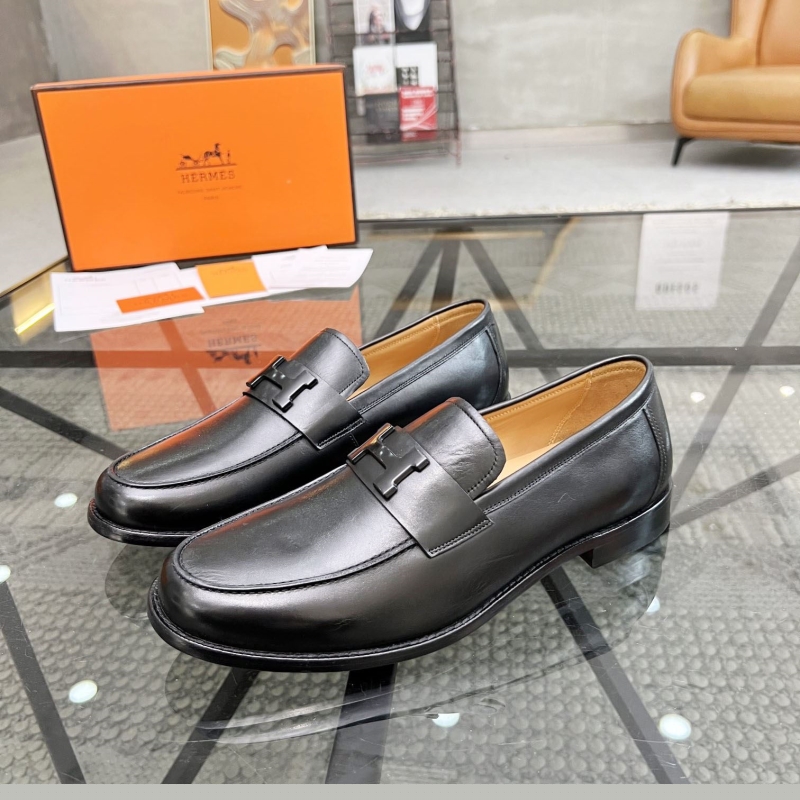 H**mes leather shoes